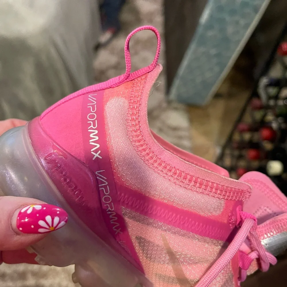 Nike Pink Women's VaporMax Sneakers - Picture 4 of 9